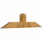 Ekena Millwork Portland Rough Sawn Timber Gable Bracket, Western Red Cedar, 60"W x 15"H x 4"D x 6"F, 6/12 Pitch GBW060X15X0406POR00RWR - alternate 4